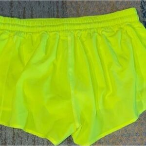 Lululemon Athletica Neon Yellow Athletic Shorts